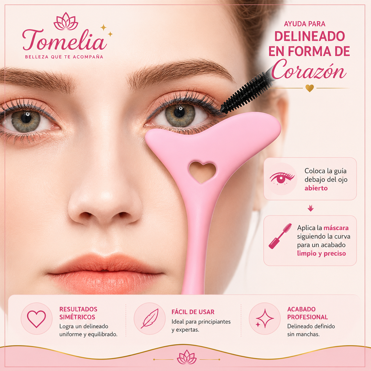 PerfectLine 5 en 1™ – Guía Multifuncional de Maquillaje