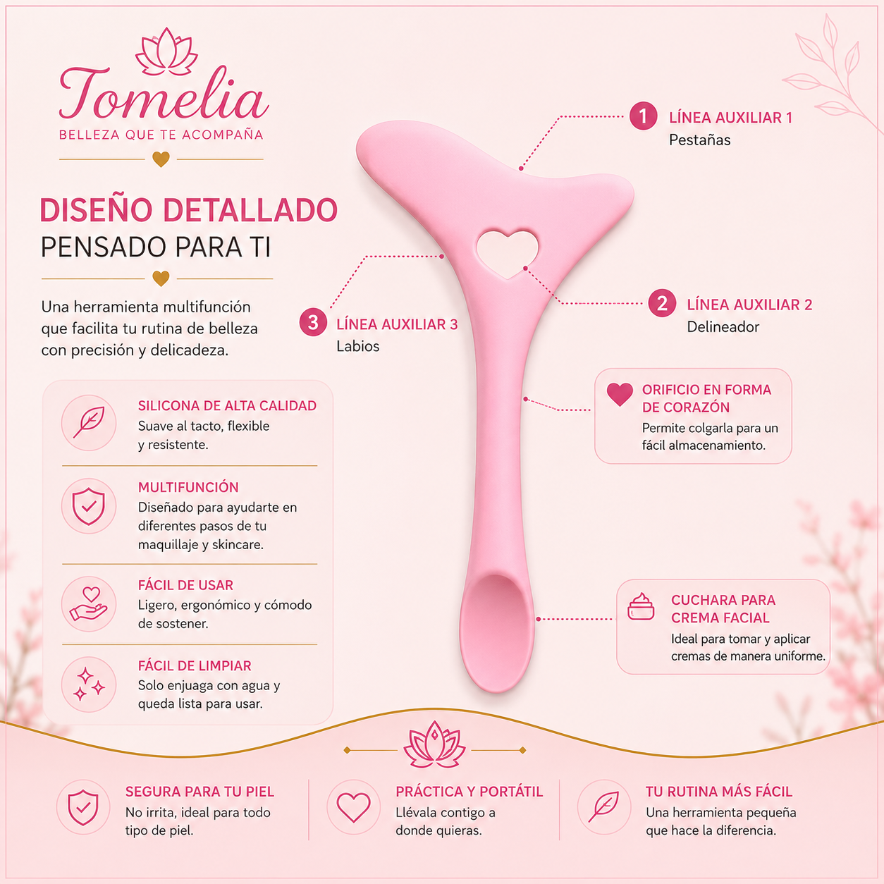 PerfectLine 5 en 1™ – Guía Multifuncional de Maquillaje