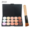 Paleta Correctora & Contorno 15 Tonos – Cobertura y Acabado Natural