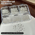 Set de Cristales y Tachas Metalizadas para Nail Art