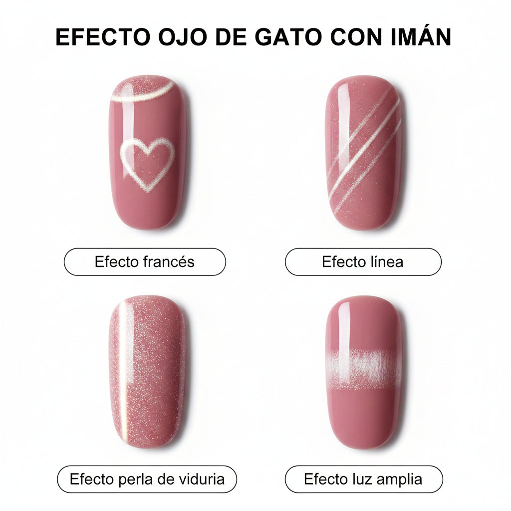 Lápiz Magnético Cat Eye 3 en 1 – Diseños de Uñas con Efecto Profesional