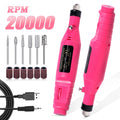 Torno Eléctrico Profesional para Uñas 20.000 RPM – Manicure en Casa