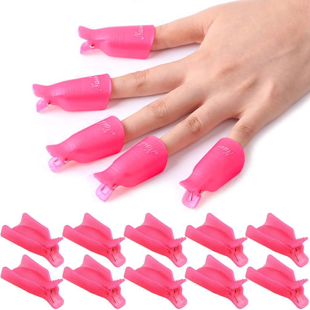 Clips Removedores de Esmaltado Gel – Set 10 Unidades