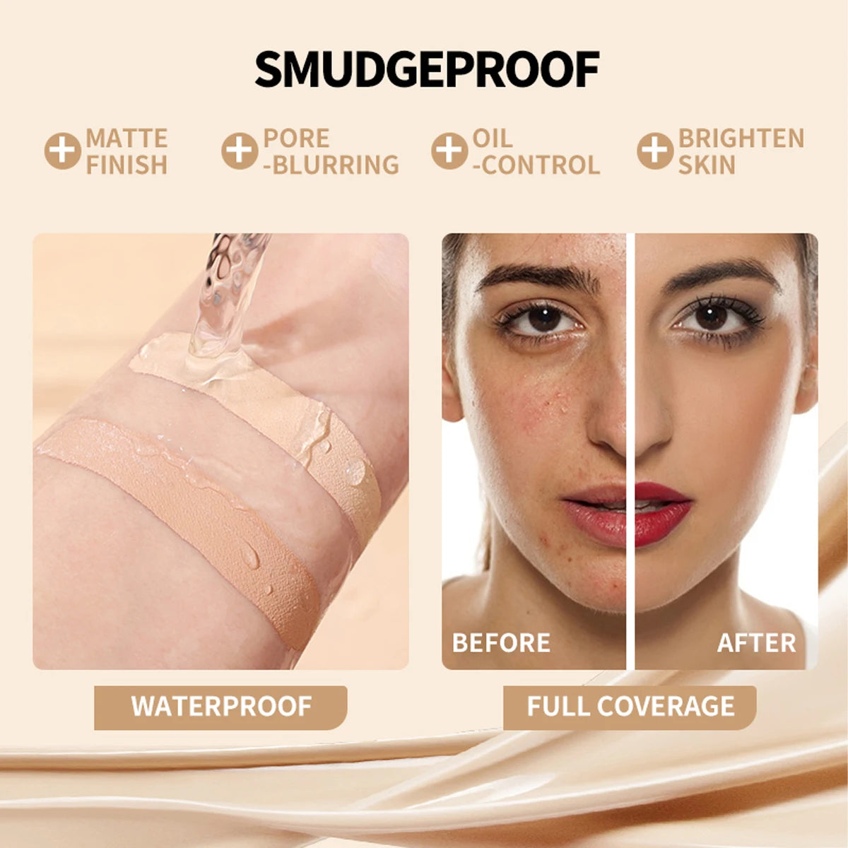 Paleta Correctora & Contorno 15 Tonos – Cobertura y Acabado Natural